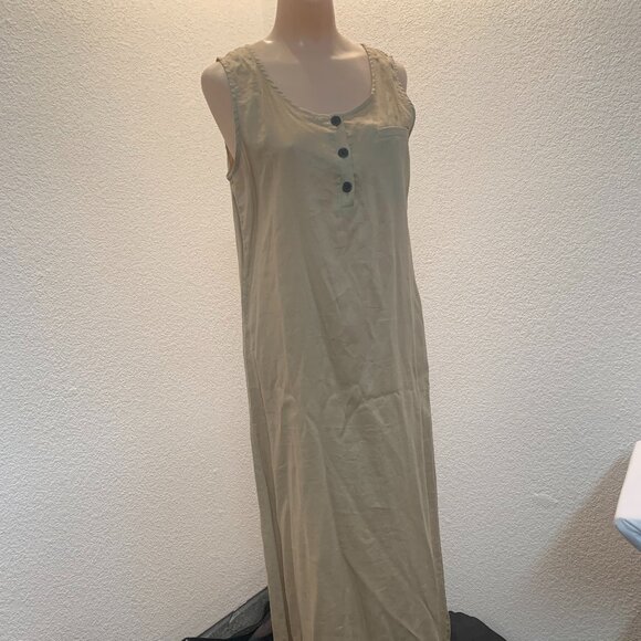 Vintage David Dart Collection linen sleeveless dress size P unworn - Picture 1 of 13